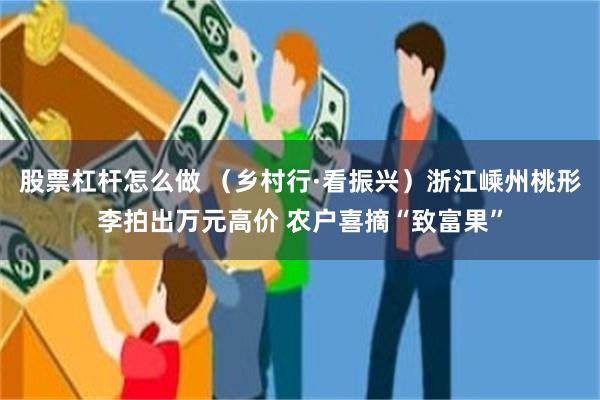 股票杠杆怎么做 （乡村行·看振兴）浙江嵊州桃形李拍出万元高价 农户喜摘“致富果”