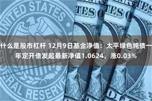 什么是股市杠杆 12月9日基金净值：太平绿色纯债一年定开债发起最新净值1.0624，涨0.03%