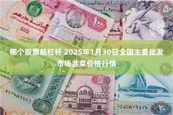 哪个股票能杠杆 2025年1月30日全国主要批发市场韭菜价格行情